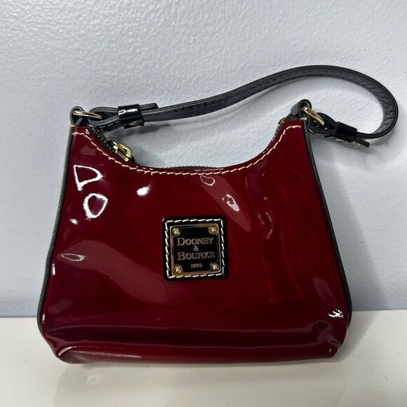 Dooney & Bourke Bitsy Mini Vintage Burgundy Bag - Picture 1 of 5
